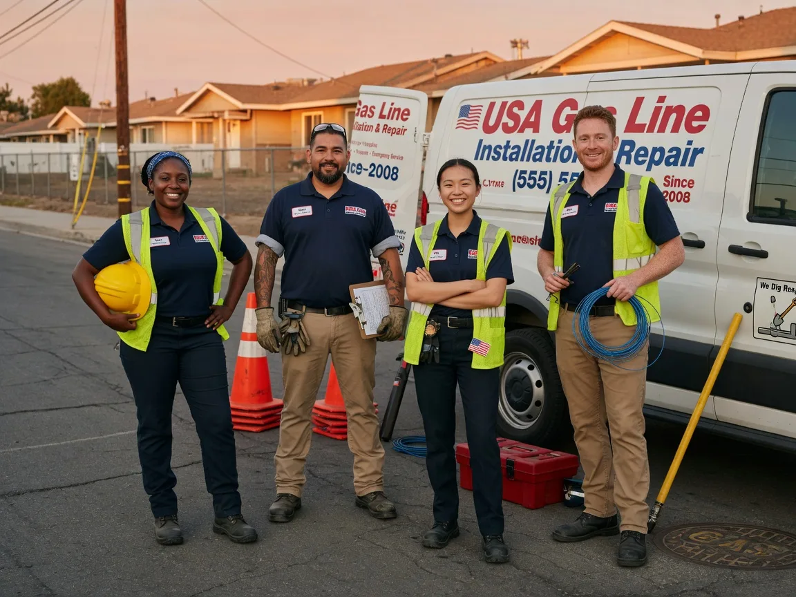 Gas Line Installation company in Farmland, IN